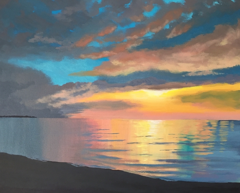 Sunrise over Lake Ontario (Sold)