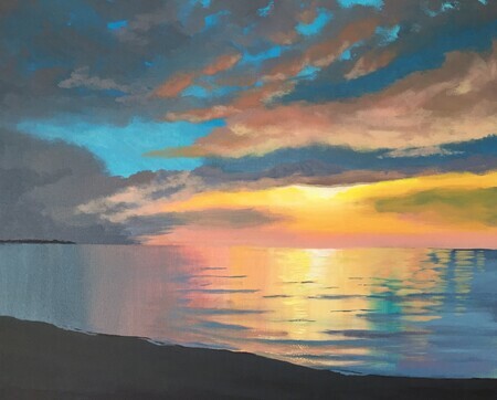 Sunrise over Lake Ontario (Sold)