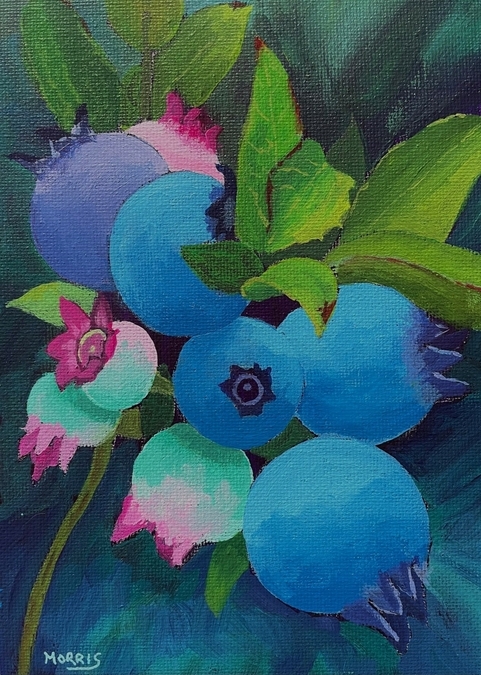 Blueberries #7   5x7 (Mini) (SOLD)