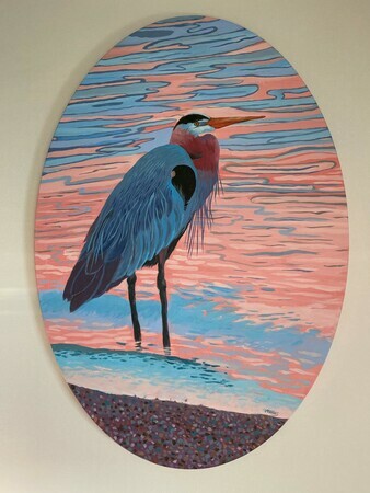 Heron in the Morning Light (Sold)