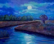 Moonlight over Rouge Marsh