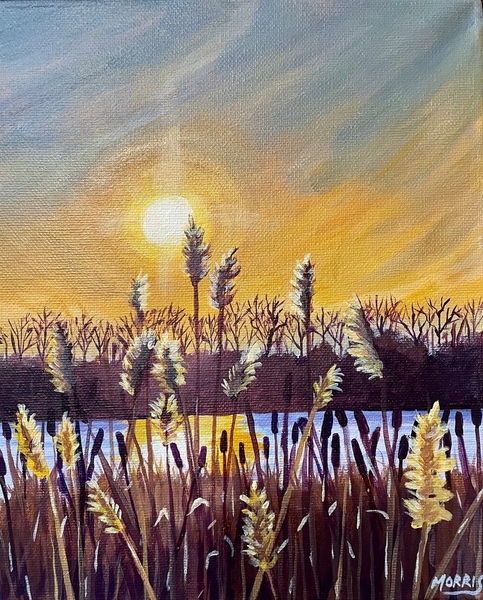 Sunset over Rouge Marsh